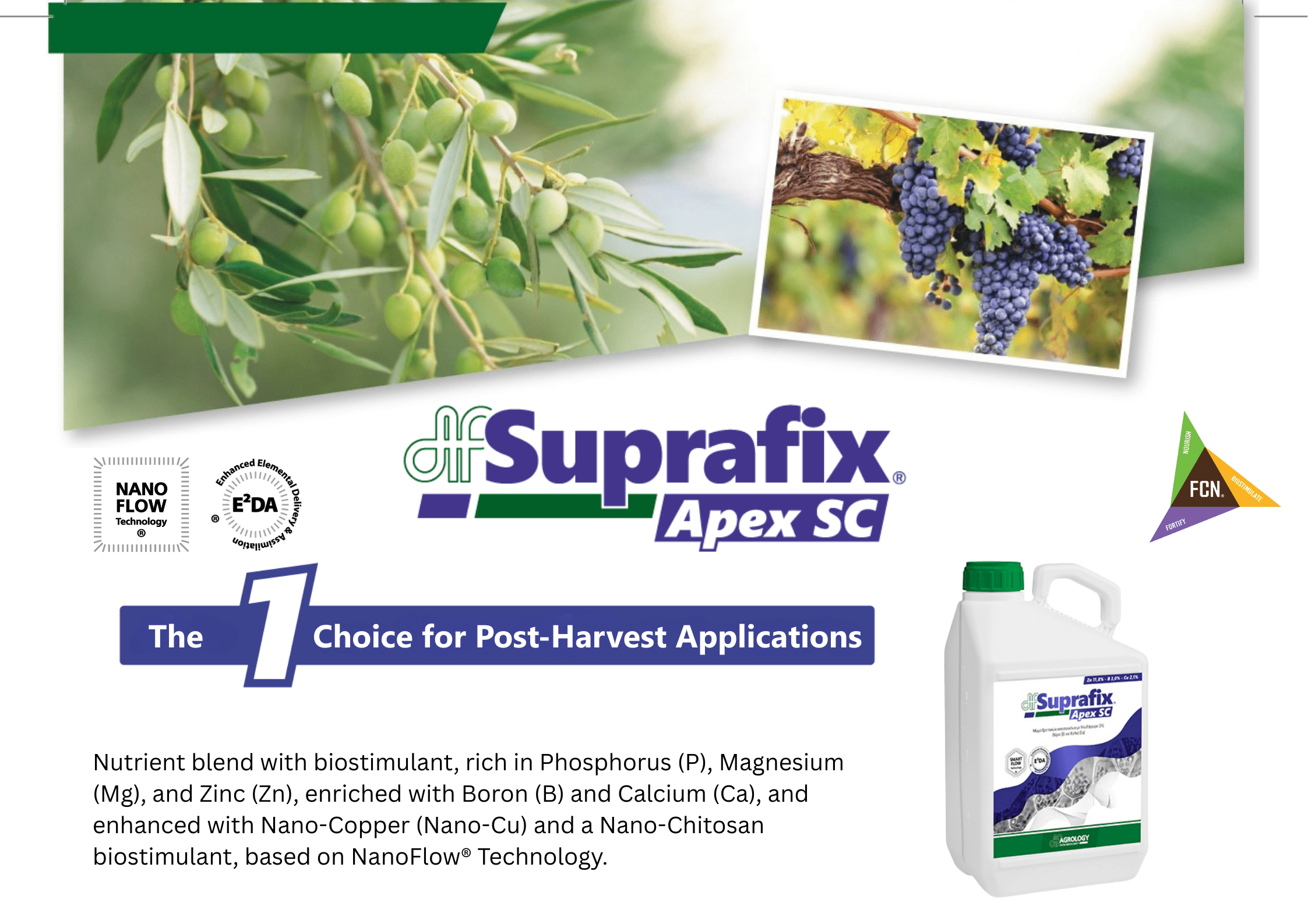 Suprafix® Apex SC - The No1 Choice for Post-Harvest Applications - Header image